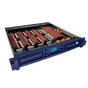 4x1600W 8ohm Gálio Nutride Amplificador de Potência Digital 1.5U Classe D 4 Canais Estágio Linha Matriz Baixo Consumo De Energia 4ohm Metal - Product Image 3