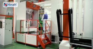 Machine de revêtement de poudre de porte en acier de fenêtre de profils en aluminium entièrement automatique - Product Image 6