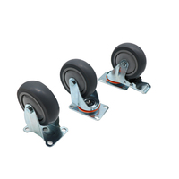 TPR frein pivotant 3 "roulettes prix usine roulettes chariot roues panier roue rotative roulette à usage moyen