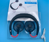 Ventilateur de cou portable USB de 3e génération avec aromathérapie intégrée, léger et rotatif à 360 degrés pour le sport, la maison, la voiture et le camping-car