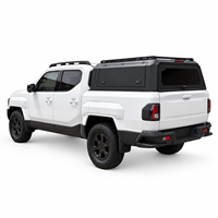 Hardtop Renforcé Tout-Terrain 4x4 pour Pick-up Toyota Hilux Revo Ford Ranger Isuzu D-max Triton avec Caisse de 5ft ou 6ft et Verrouillage à Clé