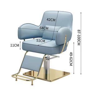 Salon de coiffure classique équipement de meubles chaise de coiffure coupe de cheveux style chaise de barbier pour salon de coiffure - Product Image 6