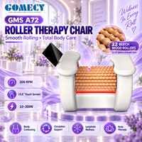 GOMECY A72 Machine de massage à rouleaux en bois pour le soin du dos, de la taille, de l'abdomen et des jambes