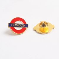 Broche Exquise en Alliage de Zinc Électroplaqué Double Couche, Style Britannique, Créative et Personnalisable, pour Festival