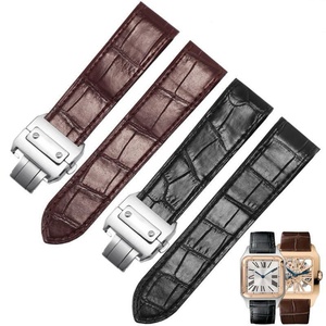 Les bracelets en cuir conviennent aux <span class=keywords><strong>montres</strong></span> Santoes, bracelets en cuir de vachette 100XL, bracelets Santoes de 20 mm et 23 mm. - Product Image 1