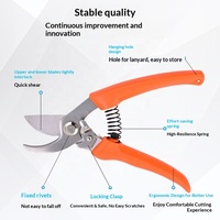 Sécateur bypass en acier inoxydable avec long manche antidérapant pour usage industriel, jardinage, bricolage, arbres fruitiers et branches de fleurs