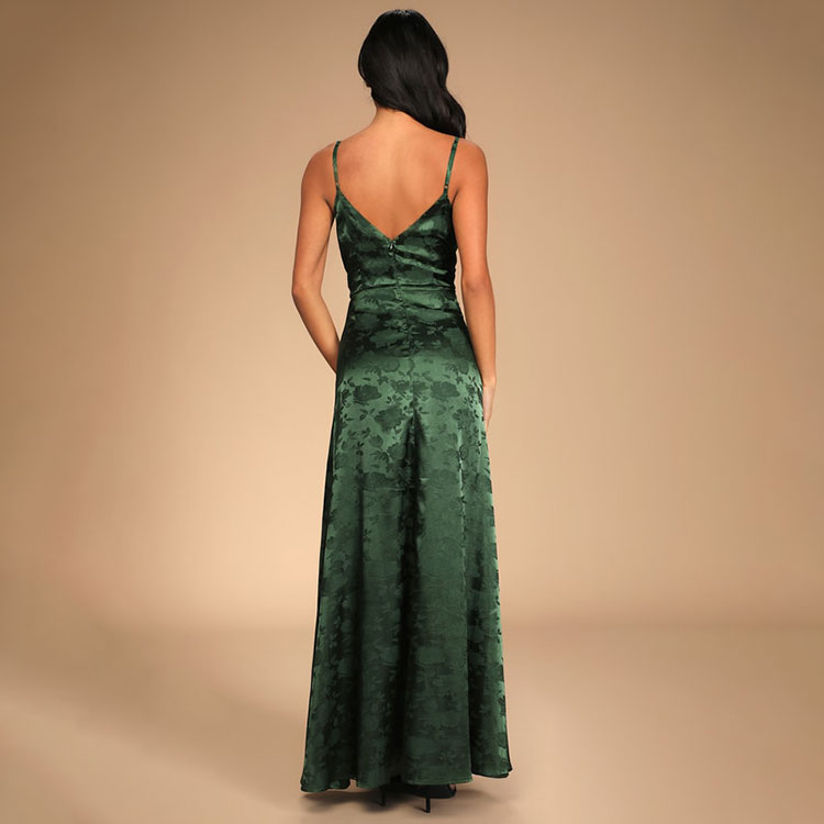 green emerald velvet dress Sienna Dress maxi