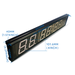 Alta Qualidade 4- Inch 8- Digit <span class=keywords><strong>LED</strong></span> Boxing <span class=keywords><strong>Timer</strong></span> Ginásio Cross Matching <span class=keywords><strong>Timer</strong></span> Relógio de parede Controle Remoto Wall Mounted Large <span class=keywords><strong>Timer</strong></span> Wifi - Product Image 6