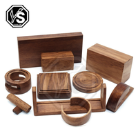 Pièces tournées sur mesure en bois et acier inoxydable usinées par CNC de haute précision, brochage pour usinage de tolérances strictes (0,01-0,05 mm)