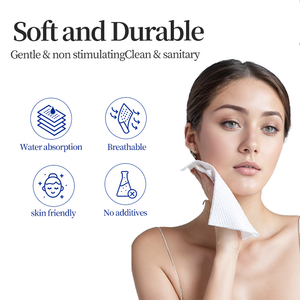 Custom Logo Soft Pack <strong>Facial</strong> Cotton Tissue <strong>Wholesale</strong> 100% Viscose Paper <strong>Towel</strong> Disposable Cotton Face <strong>Towels</strong> - Product Image 4