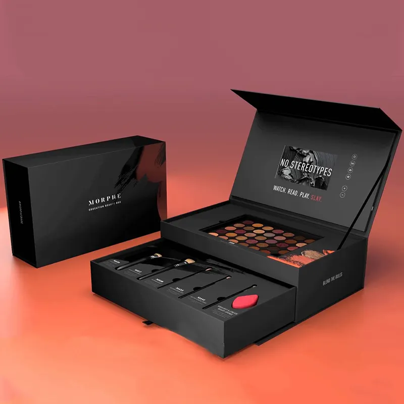 Custom Luxury Skin Care Serum Gift Box Cosmetic High Quality skincare Magnetic Packaging Box