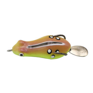 Leurre de pêche grenouille flottant 7,6g, 5 pièces, 5 couleurs, pour la pêche au snakehead, leurre souple avec cuillère, longue portée, leurre réaliste - Product Image 5