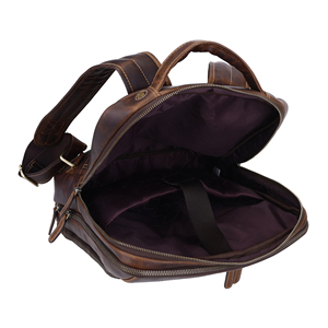 High Demand Genuine <b>Leather</b> Luxury Large Capacity <b>Backpack</b> for Unisex Travel <b>Laptop</b> Bag for Business Available For Sale - Product Image 4