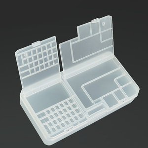 Hiện đại đa chức năng màn hình LCD bộ phận lưu trữ hộp hình chữ nhật tổ chức cho điện thoại vít phụ kiện chip thành phần <span class=keywords><strong>container</strong></span> - Product Image 3