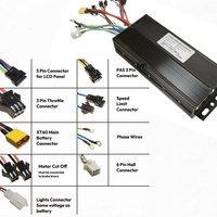 Kit de conversion de vélo de montagne à assistance électrique 48V/52V 1500W-2000W avec réglage à cinq vitesses, compatible avec les roues de 20 à 29 pouces