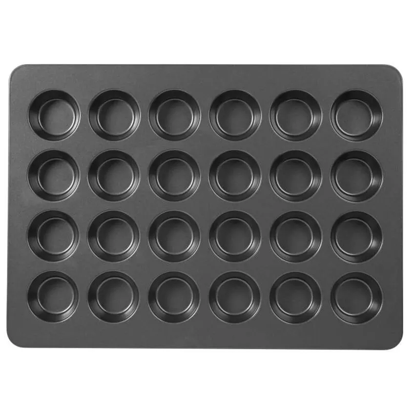 Factory Wholesale Mini Nonstick Round Cake Mold Egg Tart Aluminum Bakery Mini Cake Baking Pan