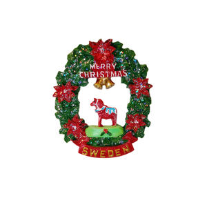 Pegatina magnética para refrigerador con diseño de caballo de Troya navideño, decoración de viaje, pegatina magnética para refrigerador, resina tridimensional 3D - Product Image 1