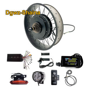 Kit de conversion de moteur de moyeu arrière à rayons pour vélo électrique, vélo à pneus larges 20 pouces, 100 km/h, 60V, 72V, 5000W, DGWZ - Product Image 1