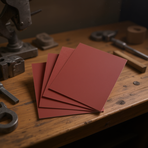 Feuille de papier abrasif en corindon Ttake Ab1044, grain 220, 230x280 mm, pour le polissage du métal et du bois - Product Image 3