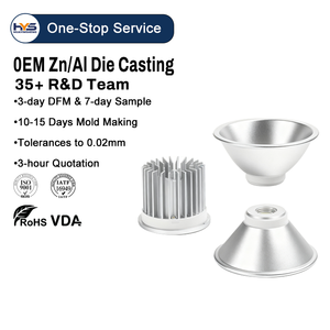 定制压铸工厂价格铝灯外壳铝发光二极管灯外壳铝合金外壳 - Product Image 1