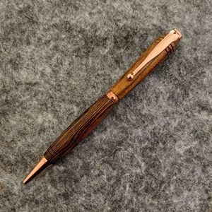 2025 Sản Phẩm Mới Không Có Mini Đặt Hàng Ban Đầu Ngựa Vằn Hổ Gỗ Wenge Mun Olivewood Twist Bút Slimline Bút Bộ Dụng Cụ Bằng Gỗ Bút - Product Image 2