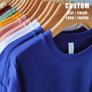 T-shirts en coton pur de haute qualité, surdimensionnés, streetwear, 240 g/m², t-shirt blanc pour homme, unisexe, t-shirts personnalisés DTG pour homme - Product Image 1