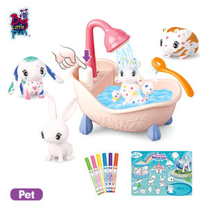 Kit de peinture de bain <span class=keywords><strong>chat</strong></span> lavable bricolage PVC animaux Graffiti jouets pour les tout-petits jouets de <span class=keywords><strong>dessin</strong></span> - Product Image 5