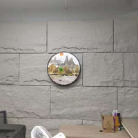 Panneau mural en PU imitation pierre, dalle épaisse moderne, flexible, revêtement en pierre artificielle pour la décoration des murs de la cuisine et du salon