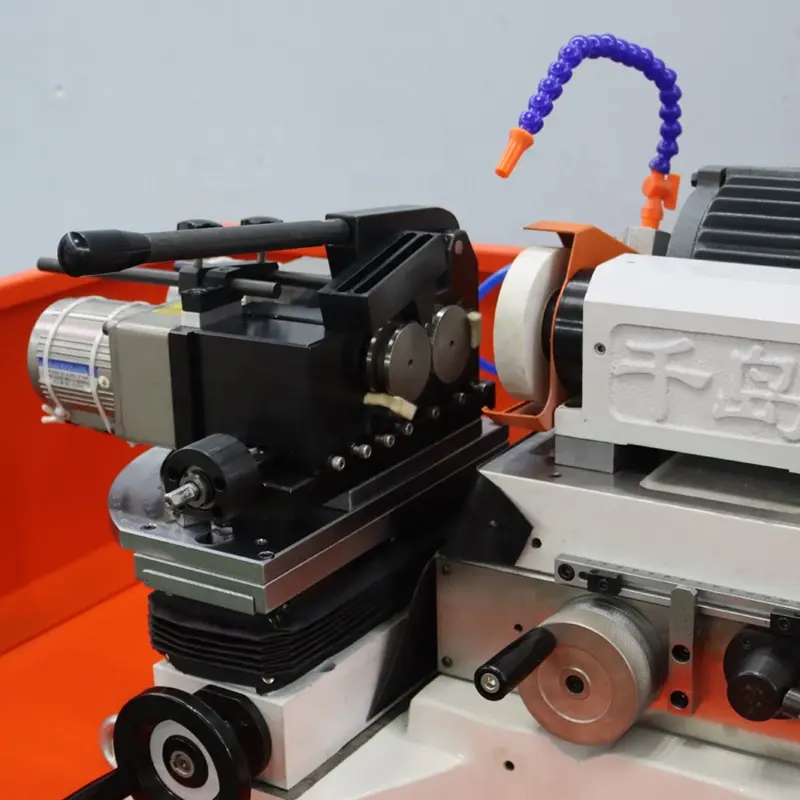 QIANDAO hassas silindirik değirmeni GD-01K ayarlanabilir rulo dış taşlama makinesi Punch grinder