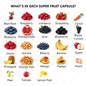 Cápsulas de Frutas y Verduras de Marca Privada OEM al por Mayor, Suplemento de Fibra Dietética para el Equilibrio Nutricional - Product Image 4
