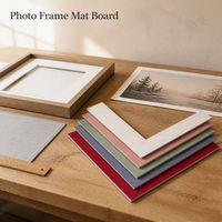 Passe-partout photo sans acide, carton de montage pour encadrement, taille et couleur personnalisées, simple face, pour impression d'art et cadre de portrait