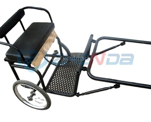 Carroza de Pony Miniatura Plana Hecha a Mano, Estilo Carroza de Maratón para Pony - Product Image 1