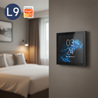 Interrupteur intelligent d'hôtel avec écran tactile IPS de 4 pouces, Zigbee WiFi, système d'exploitation Linux, contrôle par application USB/électrique