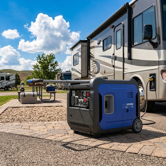 Dual Fuel Type Gasoline Inverter Generator 5kw 6.5kva Inverter Generators in Stock for Camping Use