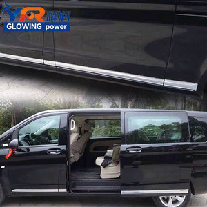 Striscia Cromata Laterale Antigraffio per Portiera Auto, Accessori per Modanature Cromate per Mercedes-Benz Vito V260 V300 V-Class 2016-2026 - Product Image 4