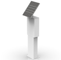 Fabricant de kiosques Kiosque de paiement pour stationnement de voiture avec système solaire Station de paiement pour l'extérieur Kiosques de paiement sans espèces IP65 IK07