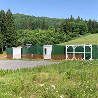 Casa Contenedor Modular Moderna 10HC 20HC 30HC para Glamping, Hotel, Villa, Alojamiento Turístico en Resort, Cabaña de Jardín
