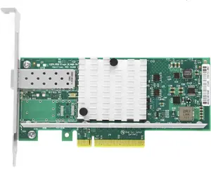 Intel 82599EN Pcle SFP + Servidor Ethernet de un solo puerto Adaptador de tarjeta de interfaz de red óptica Tarjeta Lan NIC OEM Nuevo 2,0 X8 10G Stock