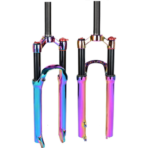<span class=keywords><strong>Fourche</strong></span> pneumatique à suspension VTT <span class=keywords><strong>26</strong></span> 27.5 29er <span class=keywords><strong>Fourche</strong></span> avant à tube droit pour VTT <span class=keywords><strong>Fourche</strong></span> colorée de voyage <span class=keywords><strong>100mm</strong></span> - Product Image 2