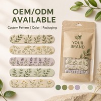 Bandelettes nasales souples 16D en fil à mémoire de forme, respectueuses de la peau, avec tissu respirant pour emballage sous marque privée