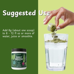 OEM/ODM thực phẩm hữu cơ bổ sung hỗn hợp nấm các loại thảo mộc Probiotics Superfoods siêu nước trái cây khởi động hàng ngày greens bột cho sức khỏe - Product Image 3