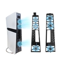 Ventilateur de refroidissement Offre Spéciale avec lumière colorée RVB pour PS5 Slim Host nouveau radiateur accessoires de jeu système de refroidissement pour PS5 Slim
