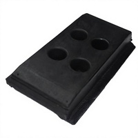 Nouvelles patins de chenilles en caoutchouc pour finisseur d'asphalte ABG Dynapac Bomag 2046286/14255285, pour usage en trémie d'équipement de construction, certifiés haute qualité