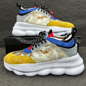 Chaussures de sport décontractées de luxe de haute qualité pour femmes et hommes, chaussures de marche suspendues à talon compensé pour le printemps - Product Image 1