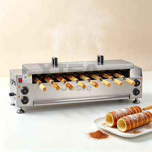 Máquina Multifunción para Kurtos Kalacs y Chimney Cake, También Prepara Conos de Helado, Donuts y Panecillos para un Menú Diversificado en Tiendas de Postres - Product Image 4