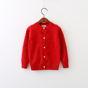 Cardigan pour fille, couleur unie, Noël, pas cher, designs et images de pulls pour enfants, grossiste chinois - Product Image 6