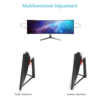 Moniteur incurvé 5K 1500R 49 pouces 32:9 ultra-large, écran d'ordinateur 165 Hz, dalle VA, moniteurs de jeu LCD en vente