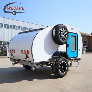 WECARE <span class=keywords><strong>Mini</strong></span>-caravane de voyage personnalisée en forme de goutte d'eau, caravane compacte en forme de goutte d'eau à vendre - Product Image 2