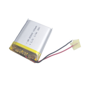 충전식 <span class=keywords><strong>3.7V</strong></span> 1000mah 프리즘 리튬 이온 배터리 803040 제품 카테고리 - Product Image 4