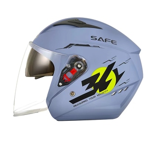 Nam và nữ bốn mùa Mũ bảo hiểm Ba phần tư Đầu máy mùa đông ấm áp bốn mùa xe điện Nam - Product Image 4